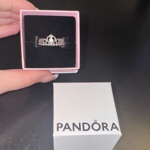 Pandora Silver Heart Ring